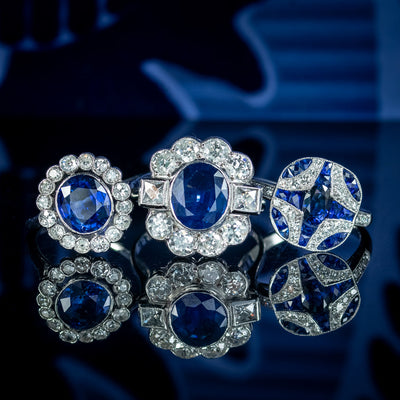 Why Sapphire & Diamond Cluster Rings Are the Perfect Statement Piece