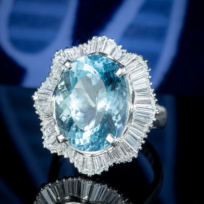 Exploring the Charm of Antique and Vintage Aquamarine Rings