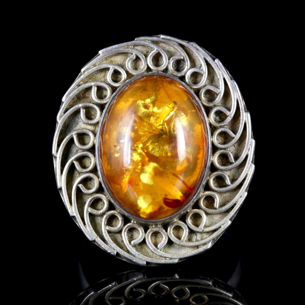 Antique Amber Ring