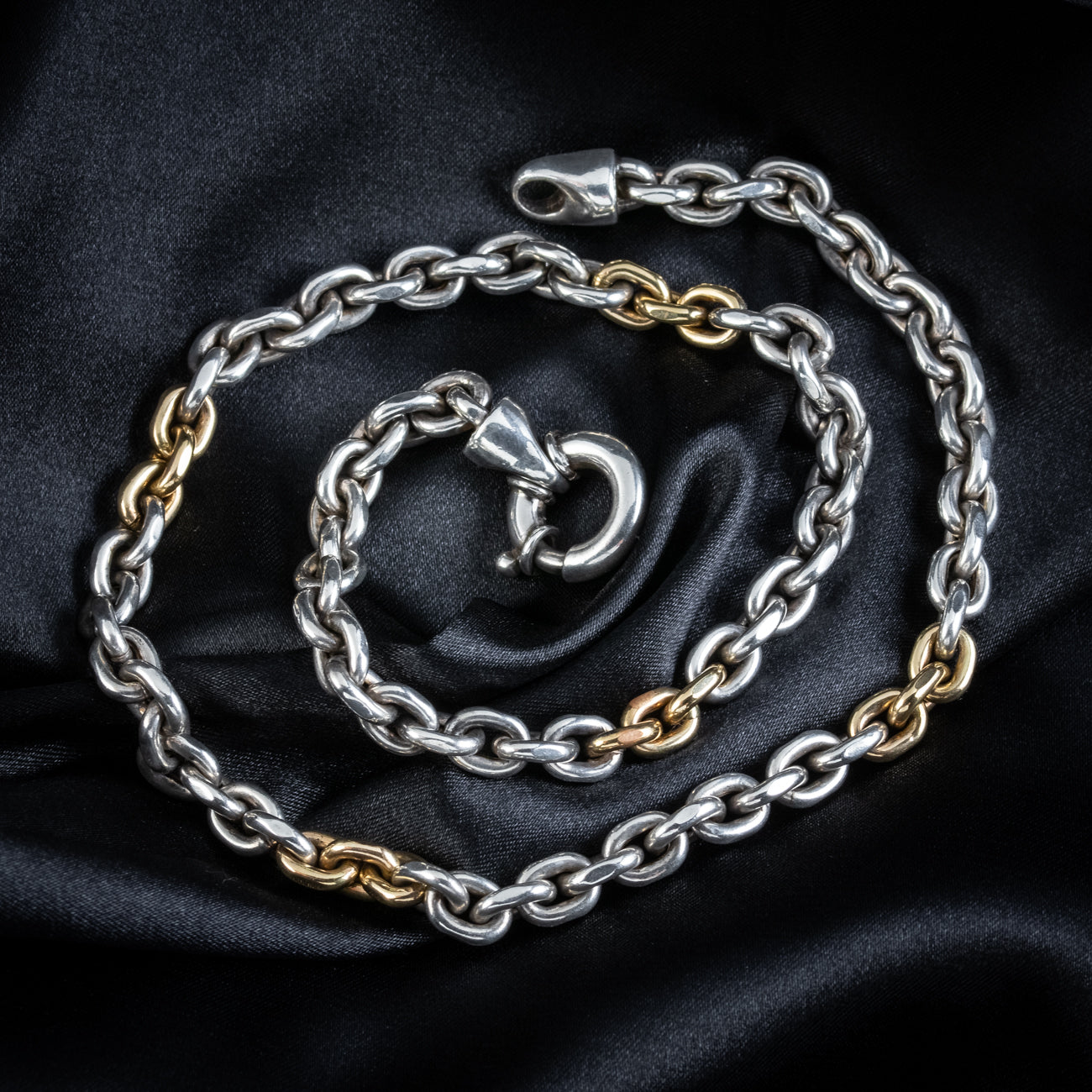 Antique Victorian Silver Chain