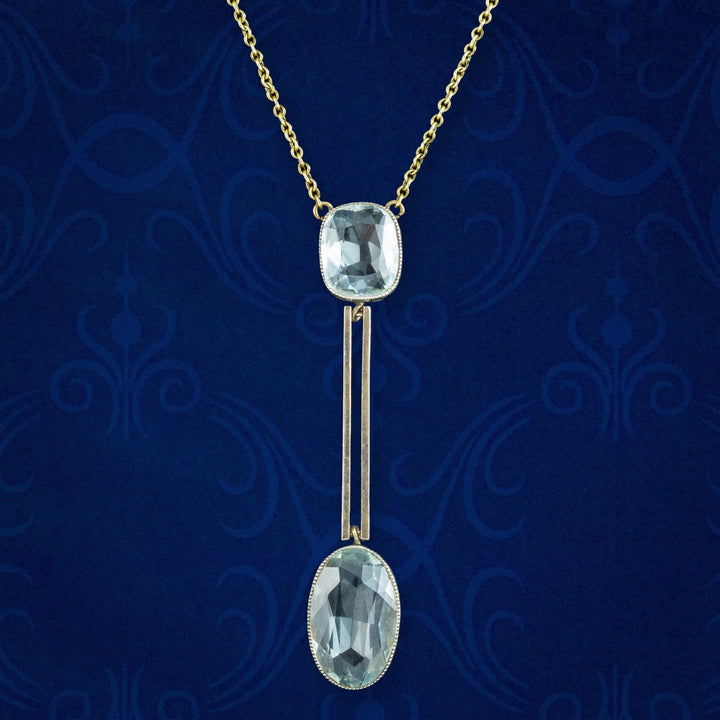 Edwardian Aquamarine Necklaces