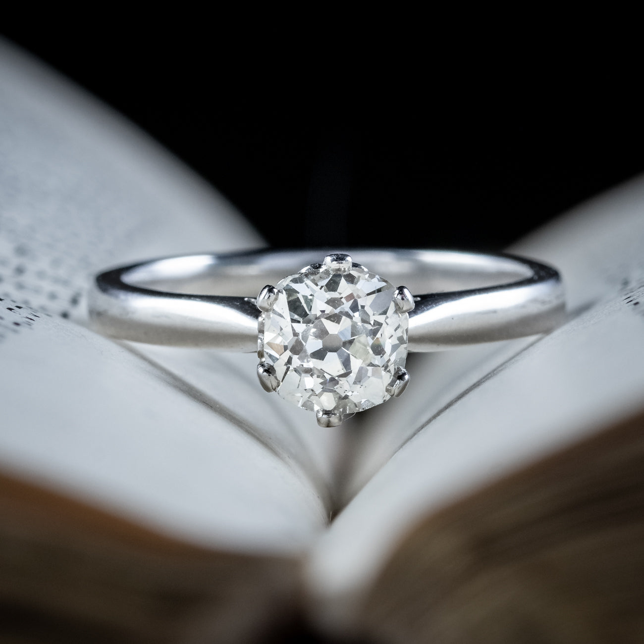 Antique Solitaire Rings Collection – Laurelle Antique Jewellery