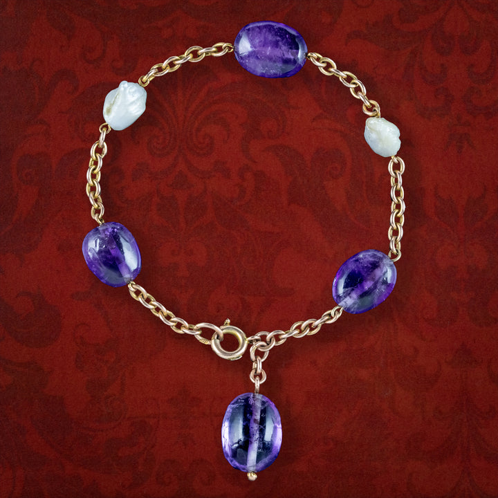 Victorian Amethyst Bracelets