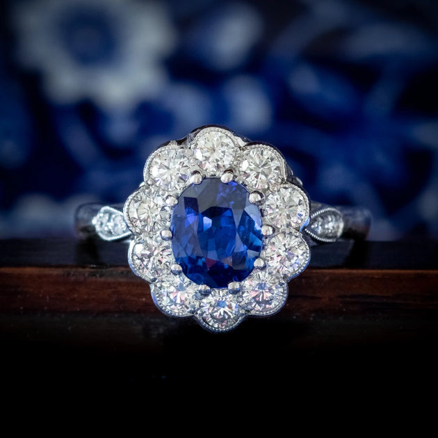 Antique Sapphire Engagement Rings Tagged "Metal_Gold" Laurelle