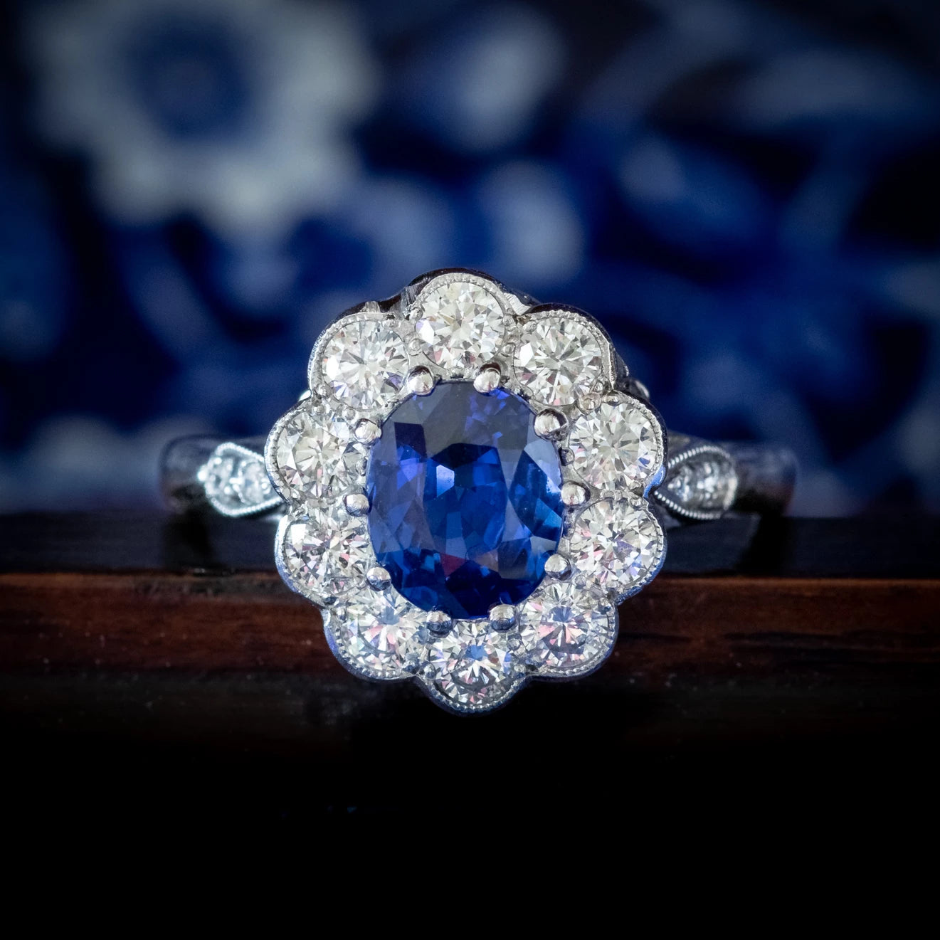 Antique Sapphire Engagement Ring