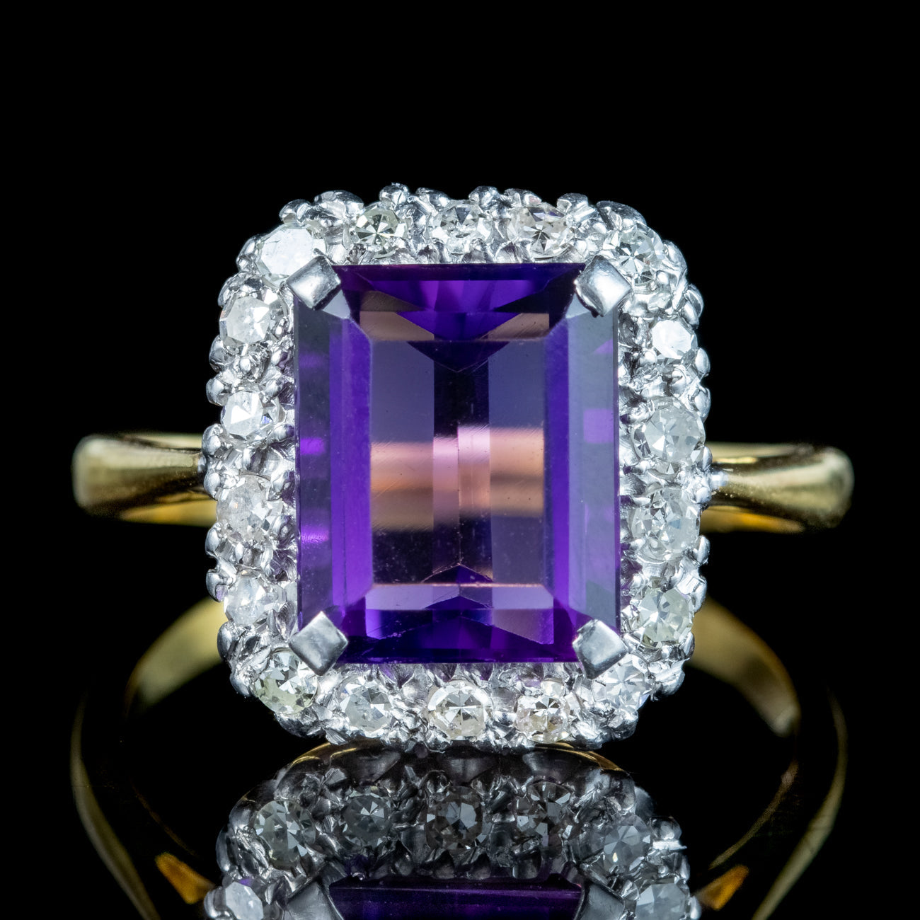 Art Deco Diamond Cluster Ring Collection