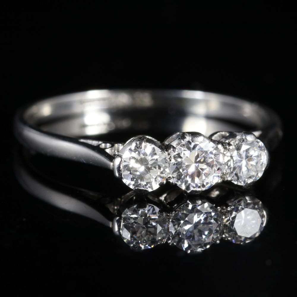 Edwardian Trilogy Rings Collection