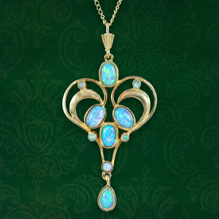 Opal edwardian necklace