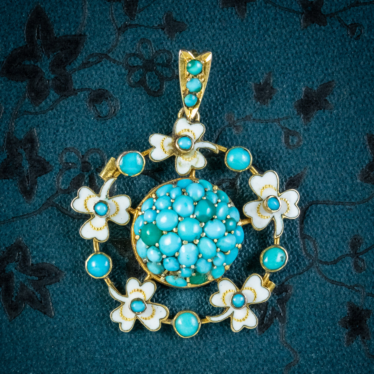 Victorian Turquoise Pendant