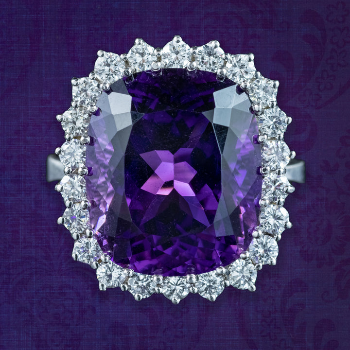 Antique Amethyst Engagement Rings