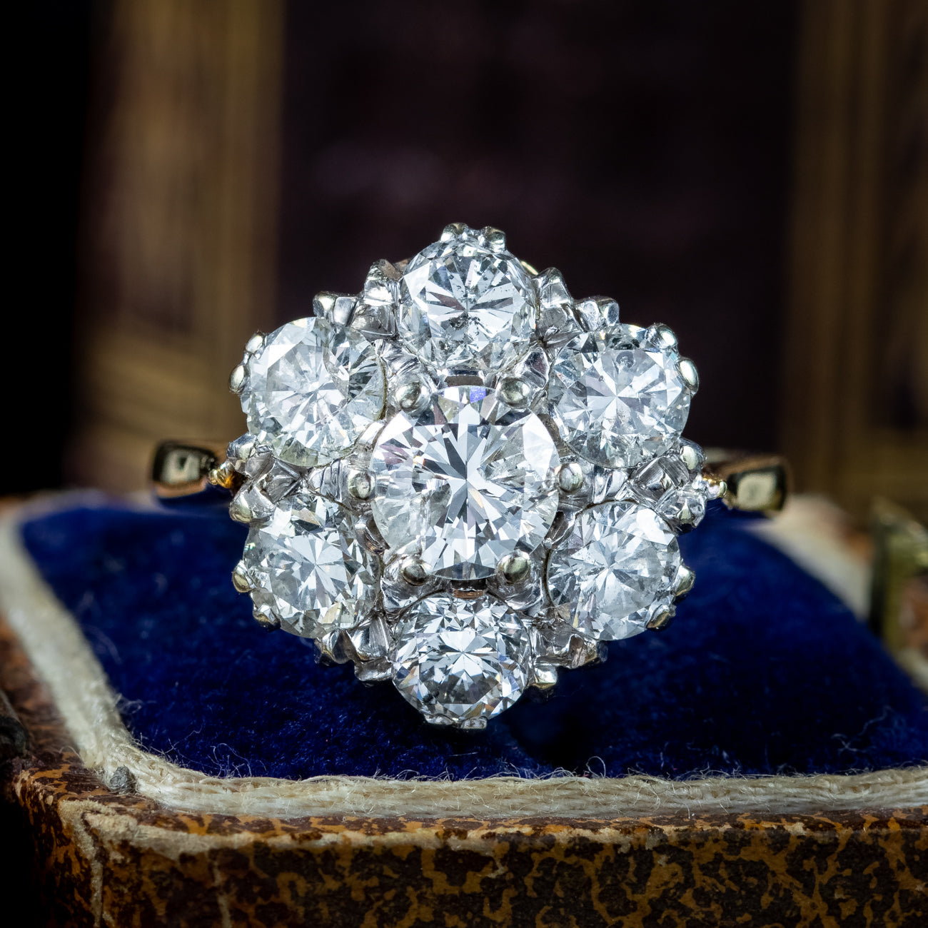 Vintage Diamond Cluster Ring Collection
