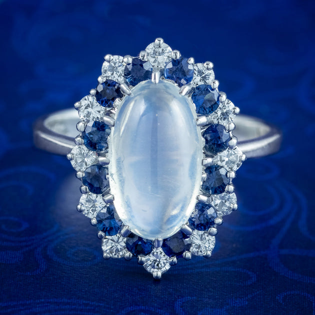 Art Deco Moonstone Jewellery Collection – Laurelle Antique Jewellery