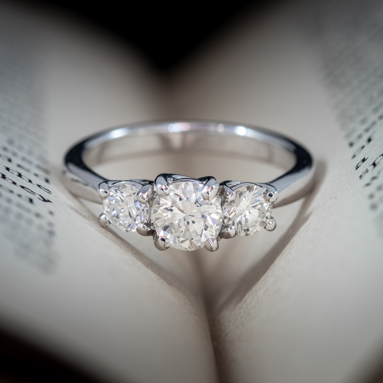 Overnight 10K White Gold Antique Engagement Ring 84523-10KW | Branham's  Jewelry | East Tawas, MI