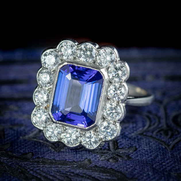 Tanzanite Ring Collection | Tanzanite Rings | – Laurelle Antique Jewellery