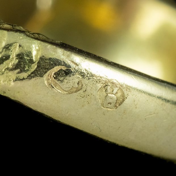 Vintage Style Leopard Ring Ruby Diamond 18ct Gold