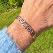 Art Deco Gate Bracelet 9ct Gold