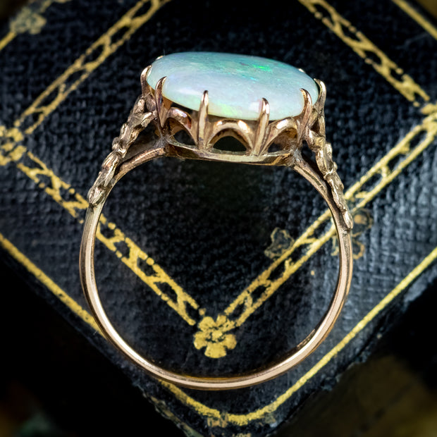 Vintage Opal Solitaire Ring 