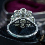 Edwardian Style Diamond Cluster Ring 2.36ct Total