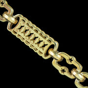 Victorian Style Albert Chain Bracelet Silver 18ct Gold Gilt