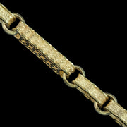Victorian Style Albert Chain Bracelet Silver 18ct Gold Gilt