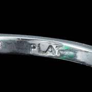 Antique Art Deco Emerald Diamond Ring 1.8ct Emerald