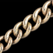 Antique Edwardian Albert Chain 9ct Gold 
