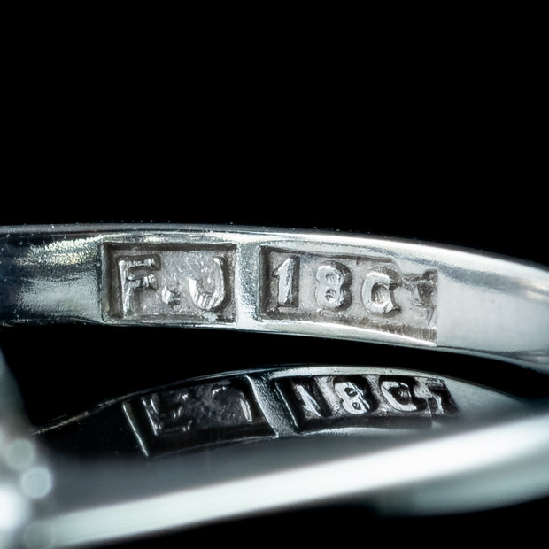 Antique Edwardian Diamond Cluster Ring 1.8ct Total