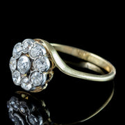 Antique Edwardian Diamond Daisy Cluster Ring 0.64ct Total