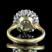 Antique Edwardian Diamond Daisy Cluster Ring 1.5ct Total