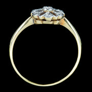 Antique Edwardian Diamond Daisy Cluster Ring 