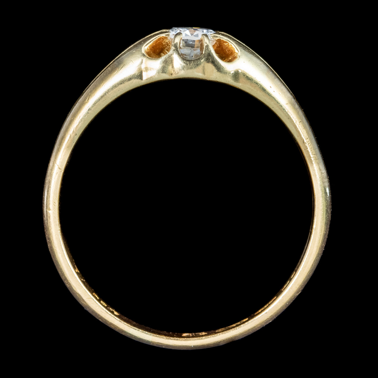 Antique Edwardian Solitaire Ring Diamond 0.30ct – Laurelle Antique ...