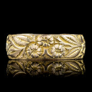 Antique Edwardian Floral Band Ring Dated 1902