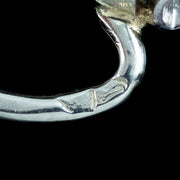 Antique Edwardian French Diamond Earrings 18ct Gold 1ct Total