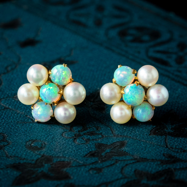 Silver Pearl Cluster Stud Earrings – colette by colette hayman