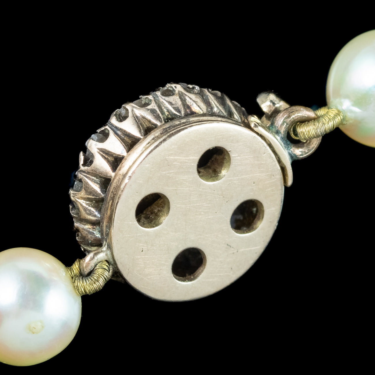 Edwardian Pearl Grape Necklace