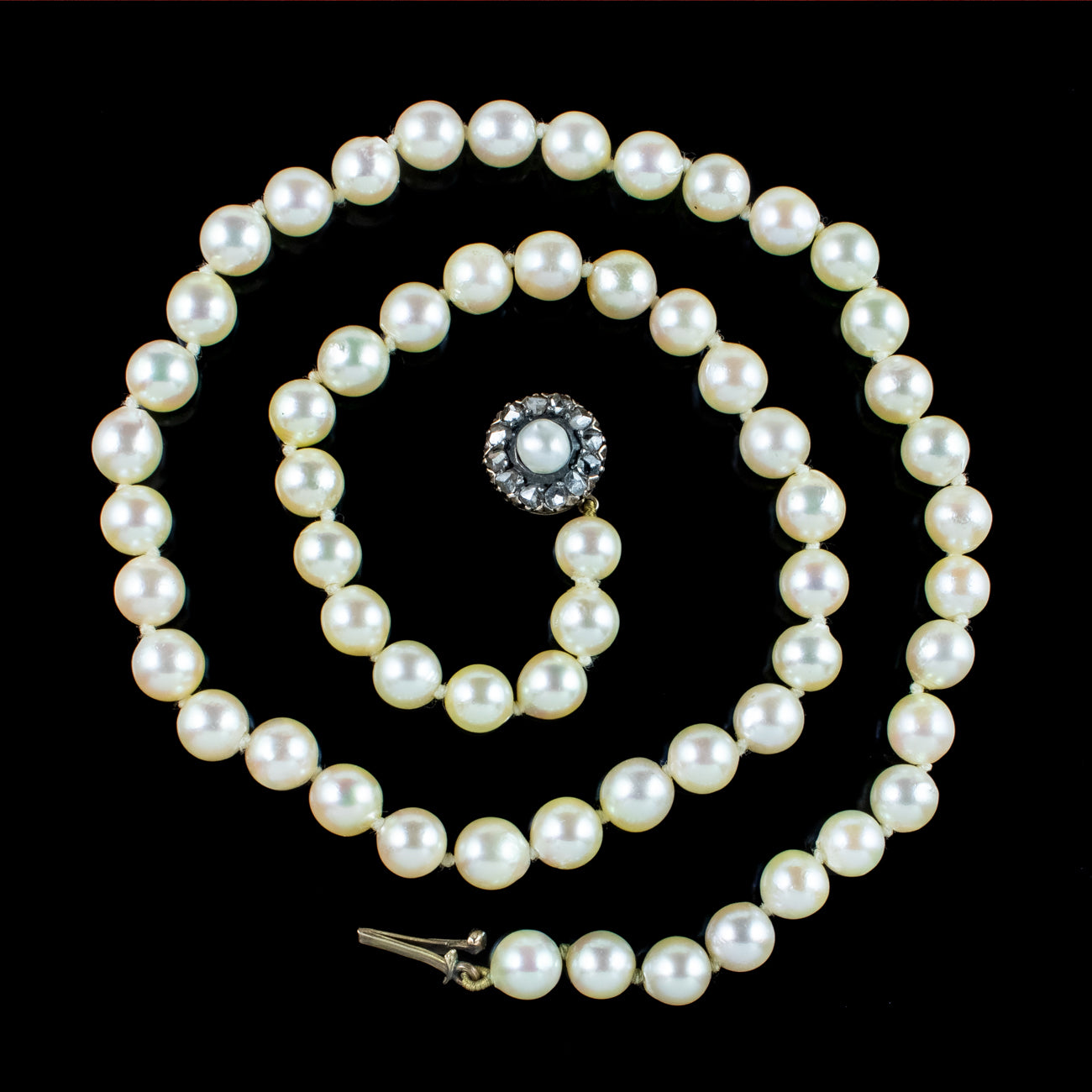 Edwardian Pearl Grape Necklace main image 1