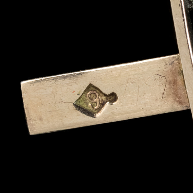 Antique Edwardian Peridot Pearl Bracelet 