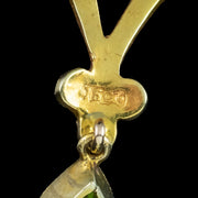 Antique Edwardian Suffragette Lavaliere Necklace 15ct Gold