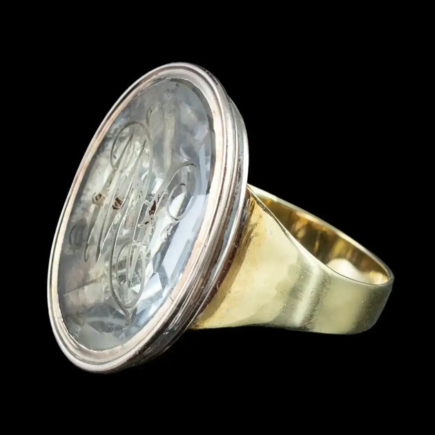 Georgian Intaglio Cipher Ring – Laurelle Antique Jewellery