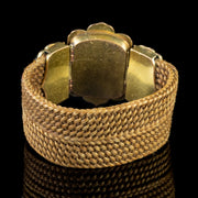 Antique Georgian Cuff Bracelet Pinchbeck Silver Clasp