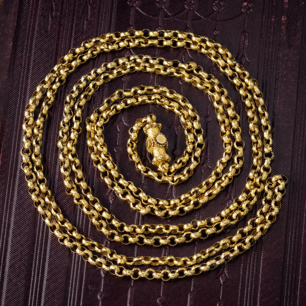 Antique Georgian Guard Chain 18ct Gold