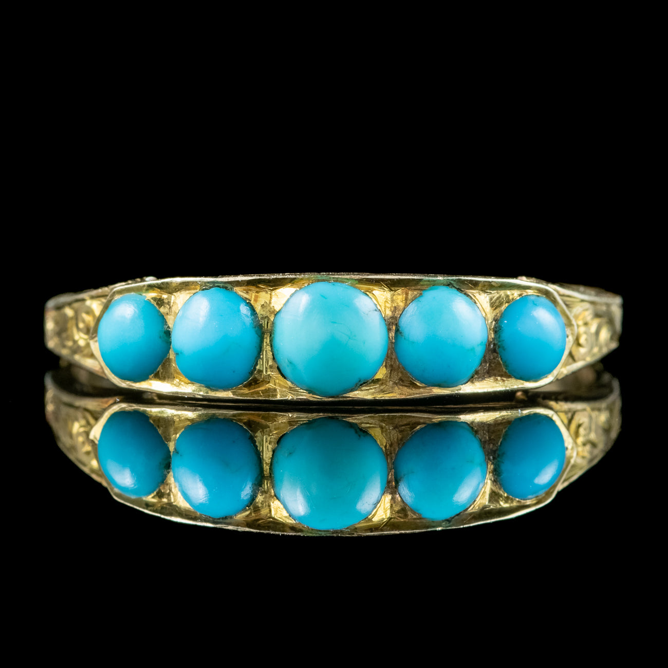 Georgian Turquoise Ring | – Laurelle Antique Jewellery