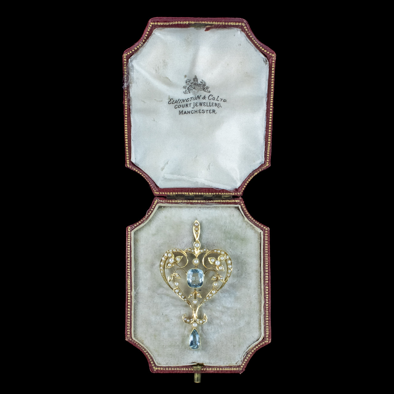 175 Aquamarine Pearl Pendant main image 1
