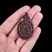 Antique Victorian Bohemian Garnet Locket 