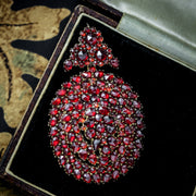 Antique Victorian Bohemian Garnet Locket 