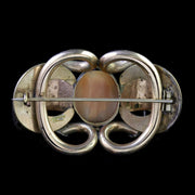 Antique Victorian Cameo Brooch Pinchbeck Gold Gilt