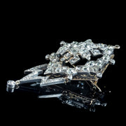 Antique Victorian Diamond Dropper Brooch 5ct Total