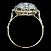 Antique Victorian Diamond Cluster Ring 0.80ct Total