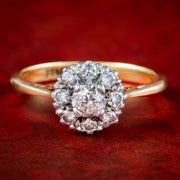 Antique Victorian Diamond Cluster Ring 