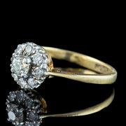 Antique Victorian Diamond Cluster Ring 